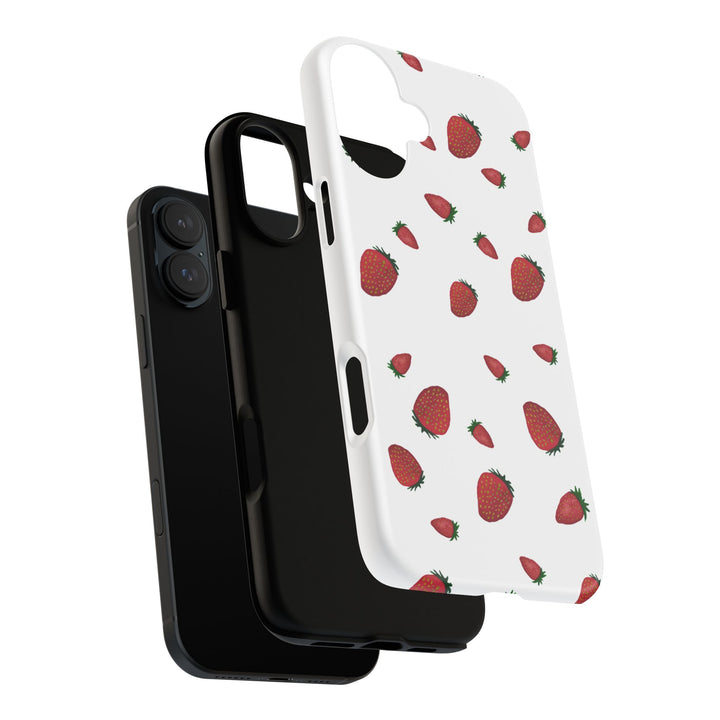 Strawberry Phone Case - Tough Cases, Cute Phone Cover, Berry Aesthetic, Gifts for Fruit Lovers, Summer Accessories - bzbuzzbee