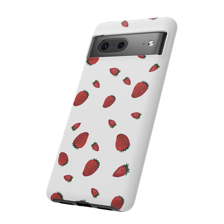 Strawberry Phone Case - Tough Cases, Cute Phone Cover, Berry Aesthetic, Gifts for Fruit Lovers, Summer Accessories - bzbuzzbee
