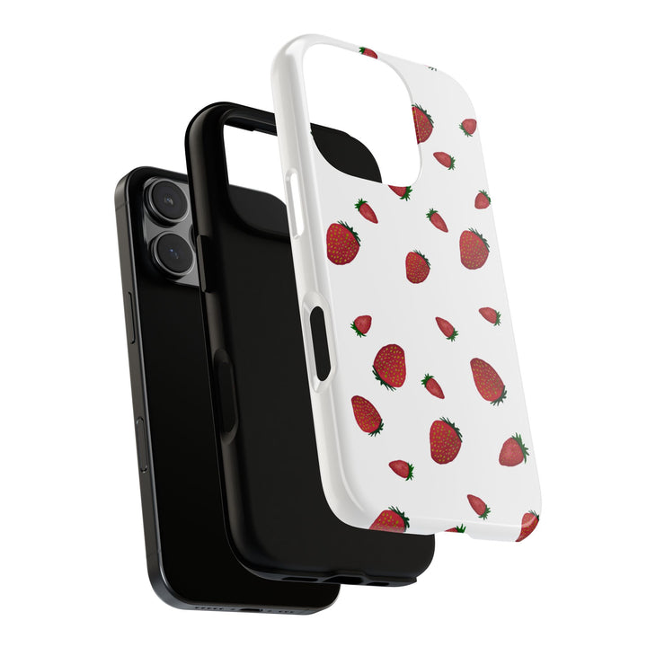 Strawberry Phone Case - Tough Cases, Cute Phone Cover, Berry Aesthetic, Gifts for Fruit Lovers, Summer Accessories - bzbuzzbee