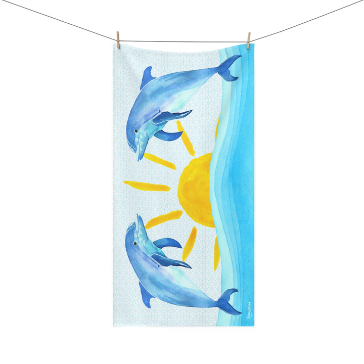 Dolphins & Sun Towel - bzbuzzbee