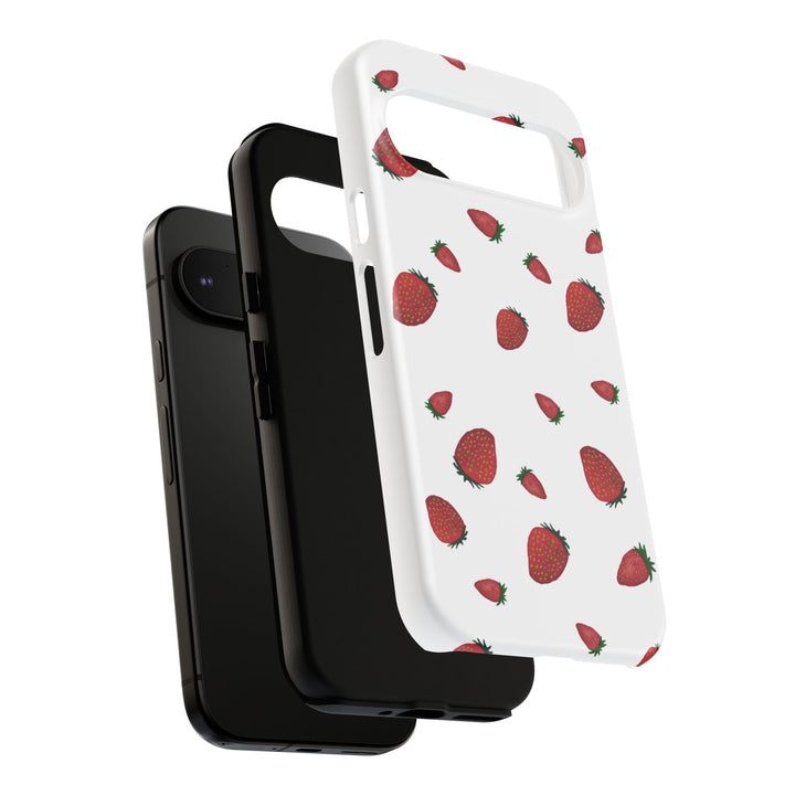 Strawberry Phone Case - Tough Cases, Cute Phone Cover, Berry Aesthetic, Gifts for Fruit Lovers, Summer Accessories - bzbuzzbee