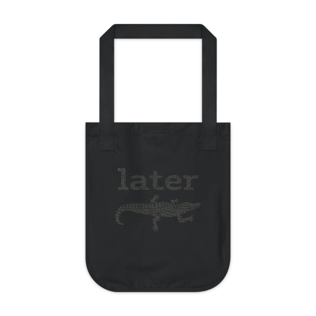 Later Gator Canvas Tote Bag - bzbuzzbee