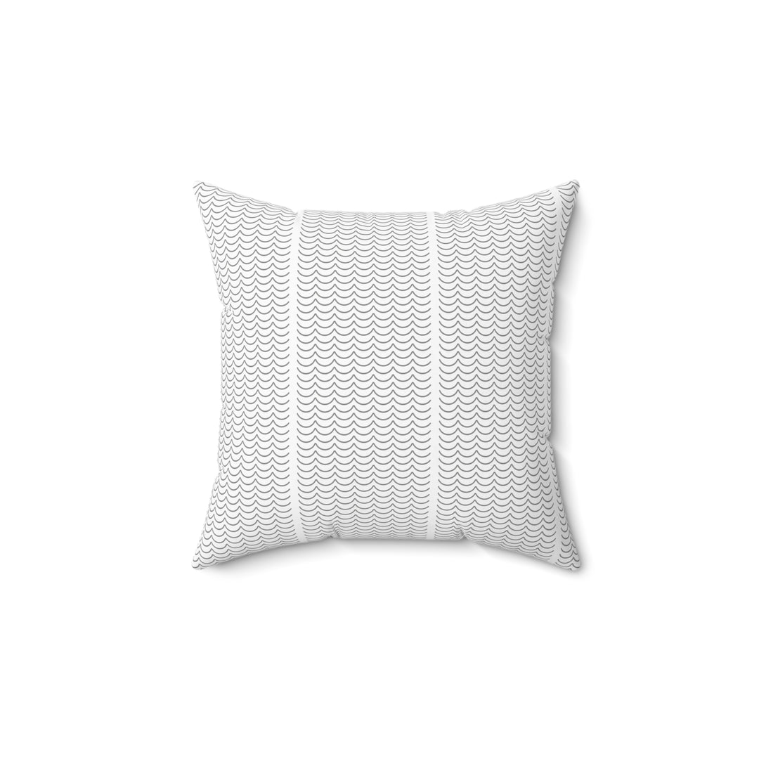Coastal Seagull Faux Suede Pillow - bzbuzzbee