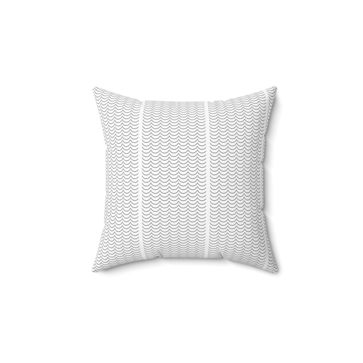 Coastal Seagull Faux Suede Pillow - bzbuzzbee