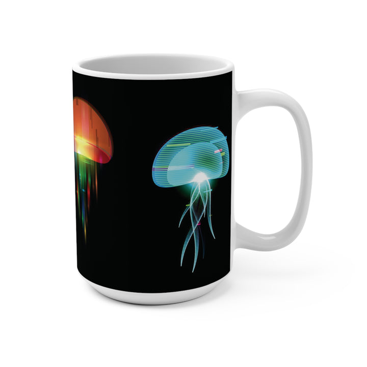 Digital Jellyfish_Classic_Mug 15oz - bzbuzzbee