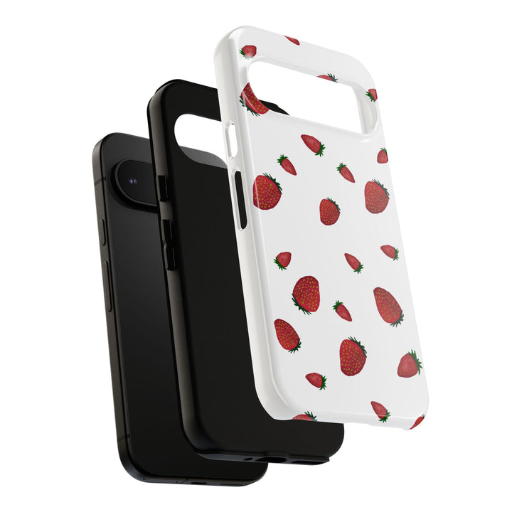 Strawberry Phone Case - Tough Cases, Cute Phone Cover, Berry Aesthetic, Gifts for Fruit Lovers, Summer Accessories - bzbuzzbee