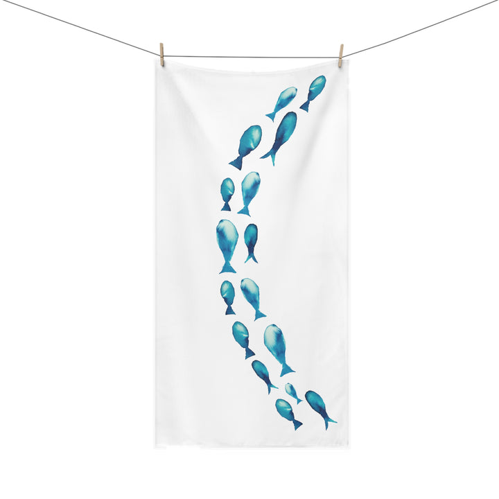 Fish Wave Beach Towel - bzbuzzbee