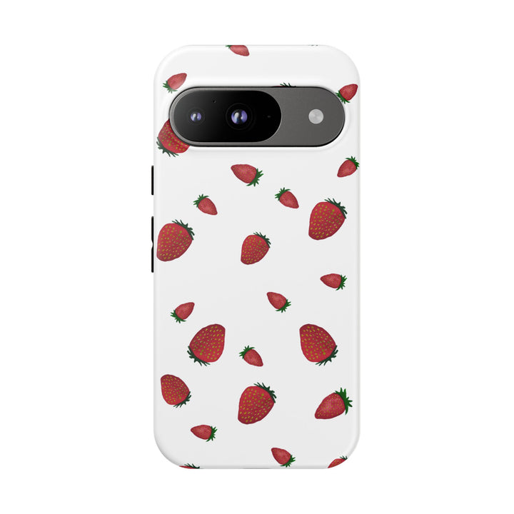 Strawberry Phone Case - Tough Cases, Cute Phone Cover, Berry Aesthetic, Gifts for Fruit Lovers, Summer Accessories - bzbuzzbee