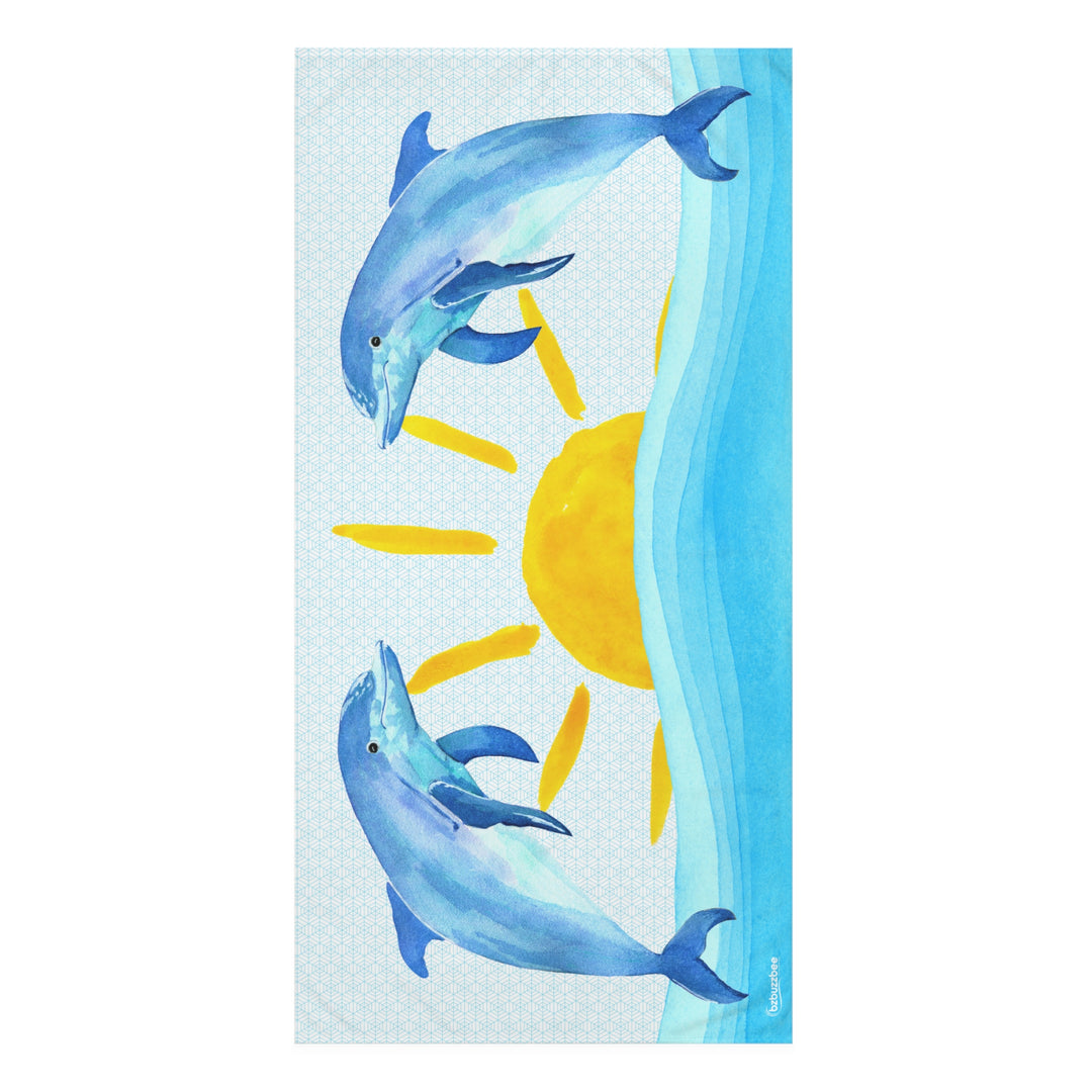 Dolphins & Sun Towel - bzbuzzbee