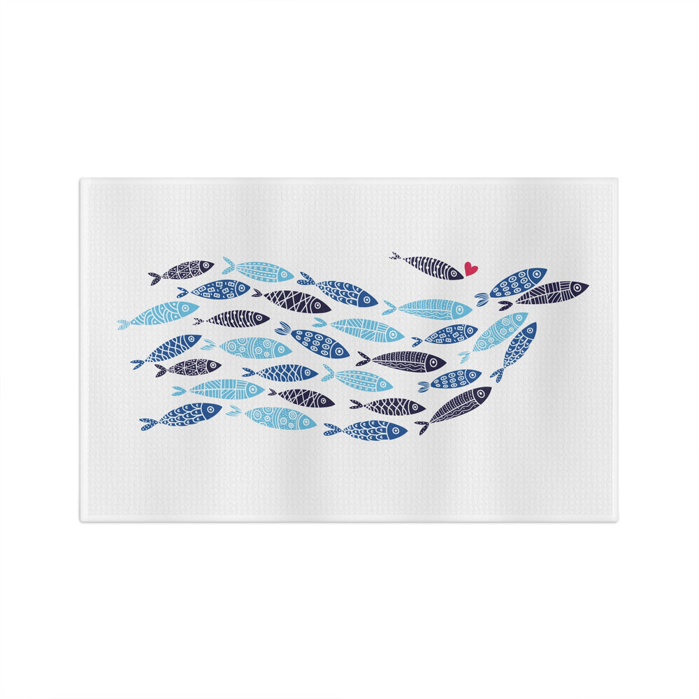 School of Fish Tea Towel - bzbuzzbee