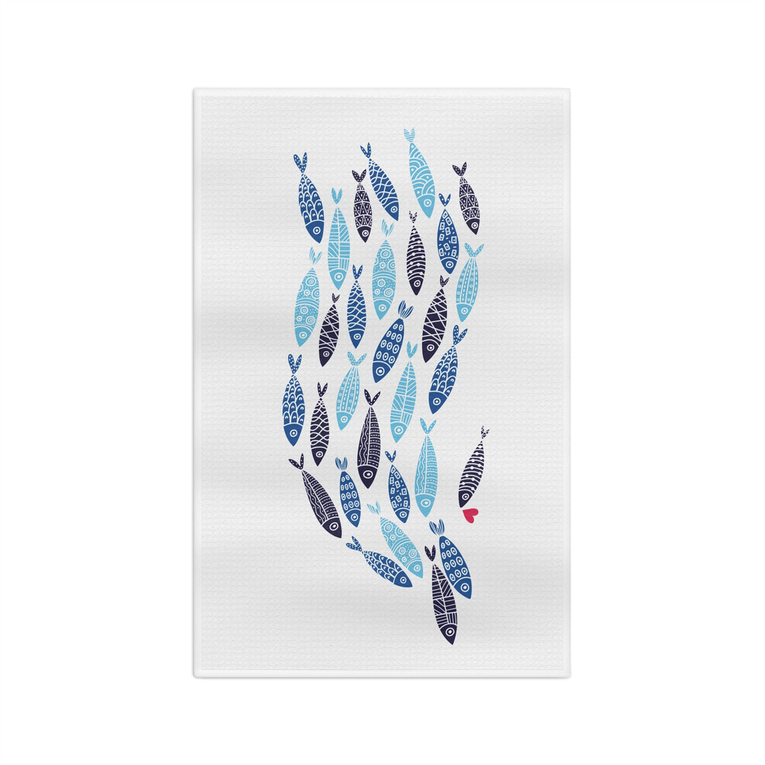 School of Fish Tea Towel - bzbuzzbee