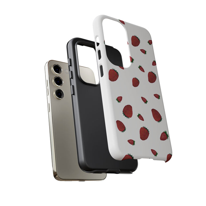 Strawberry Phone Case - Tough Cases, Cute Phone Cover, Berry Aesthetic, Gifts for Fruit Lovers, Summer Accessories - bzbuzzbee