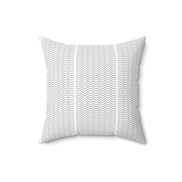 Coastal Seagull Faux Suede Pillow - bzbuzzbee