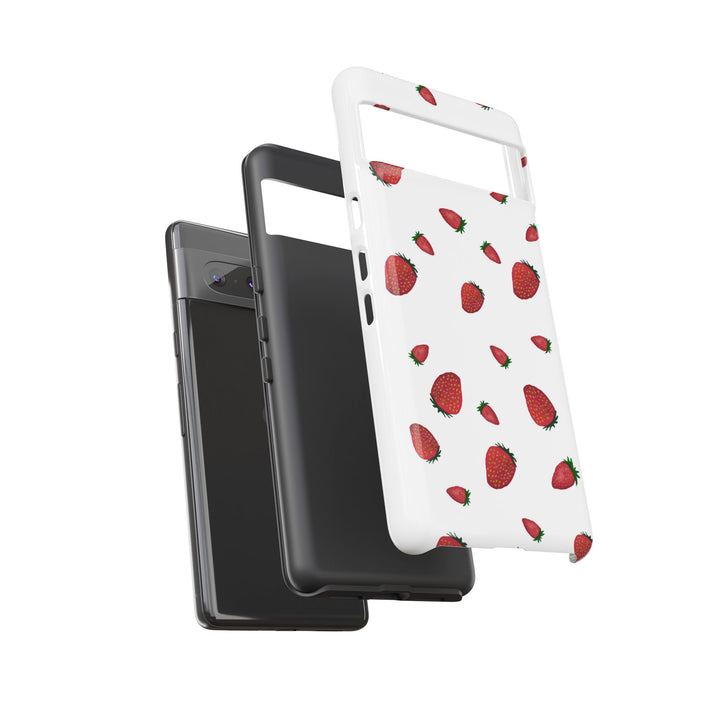 Strawberry Phone Case - Tough Cases, Cute Phone Cover, Berry Aesthetic, Gifts for Fruit Lovers, Summer Accessories - bzbuzzbee