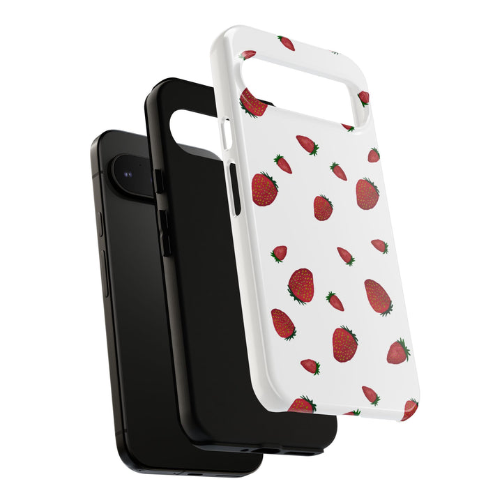 Strawberry Phone Case - Tough Cases, Cute Phone Cover, Berry Aesthetic, Gifts for Fruit Lovers, Summer Accessories - bzbuzzbee