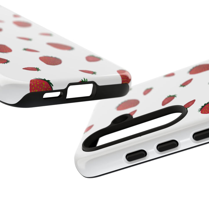 Strawberry Phone Case - Tough Cases, Cute Phone Cover, Berry Aesthetic, Gifts for Fruit Lovers, Summer Accessories - bzbuzzbee