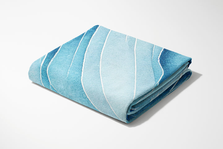 Ocean Waves Beach Towel - bzbuzzbee