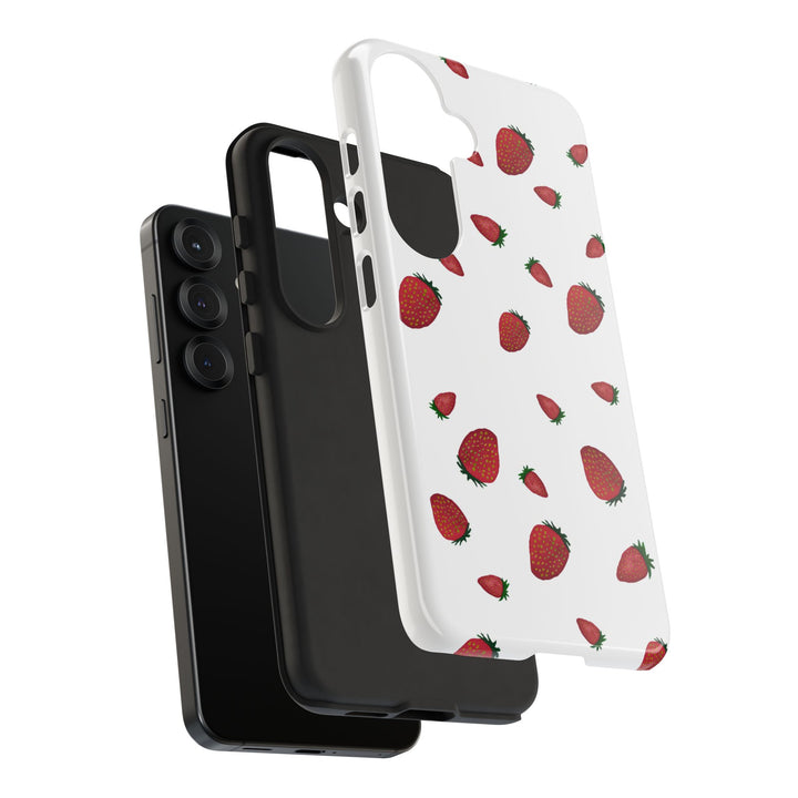 Strawberry Phone Case - Tough Cases, Cute Phone Cover, Berry Aesthetic, Gifts for Fruit Lovers, Summer Accessories - bzbuzzbee