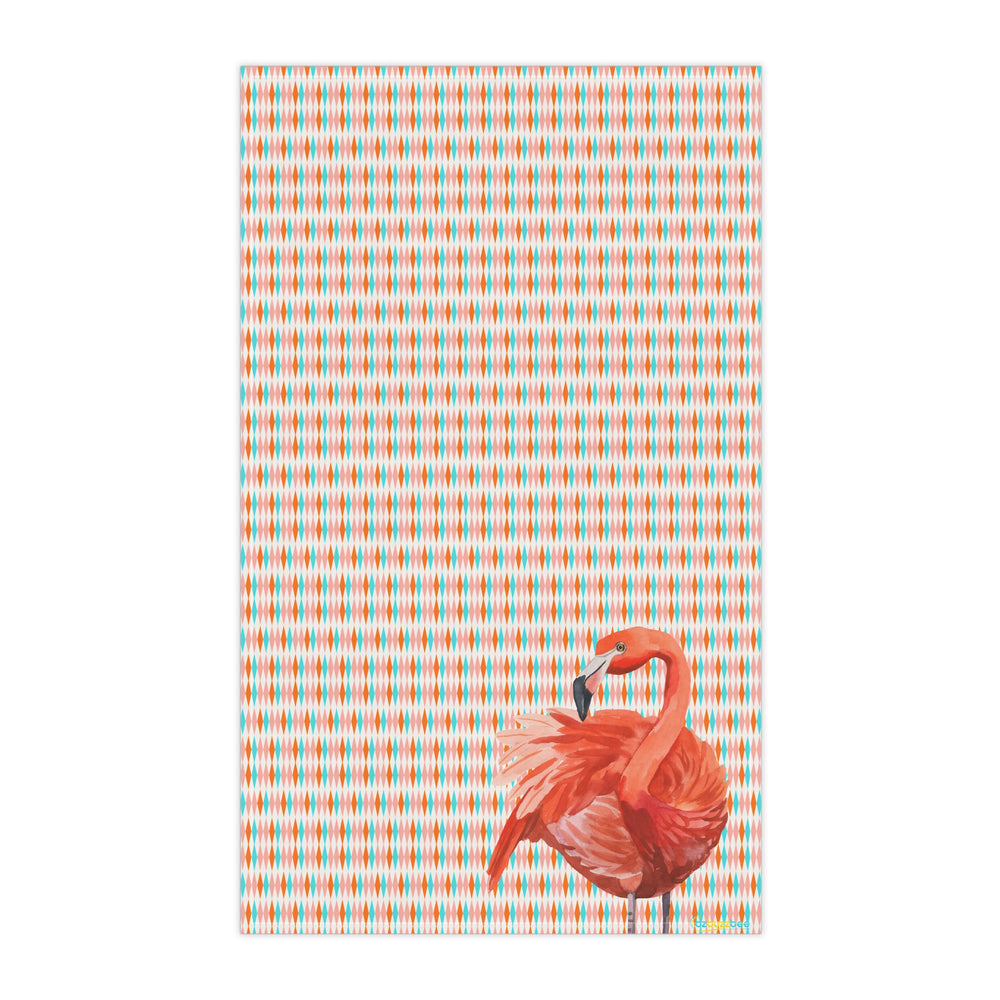 Retro Flamingo Tea Towel - bzbuzzbee