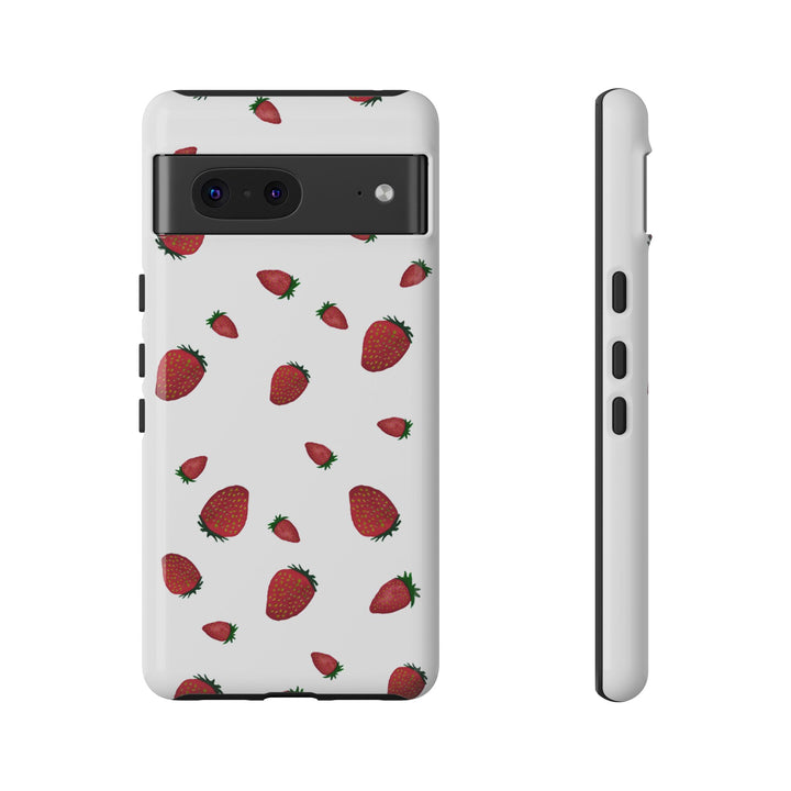 Strawberry Phone Case - Tough Cases, Cute Phone Cover, Berry Aesthetic, Gifts for Fruit Lovers, Summer Accessories - bzbuzzbee