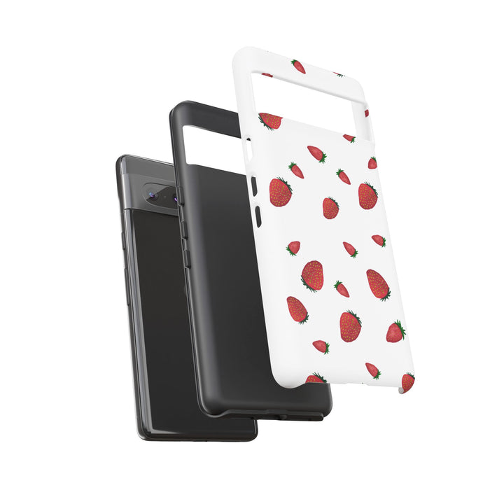 Strawberry Phone Case - Tough Cases, Cute Phone Cover, Berry Aesthetic, Gifts for Fruit Lovers, Summer Accessories - bzbuzzbee