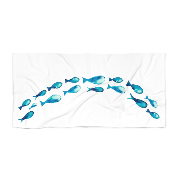 Fish Wave Beach Towel - bzbuzzbee