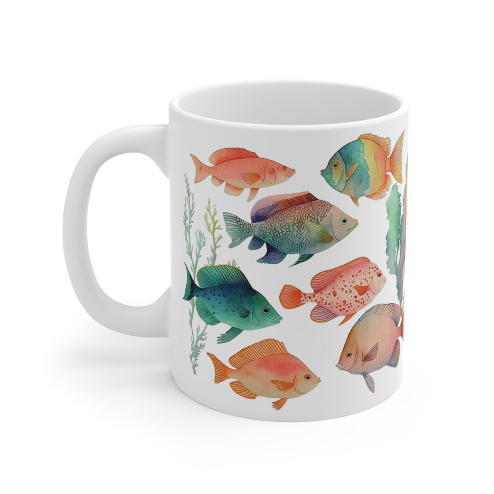 Watercolor Fish Mug - bzbuzzbee