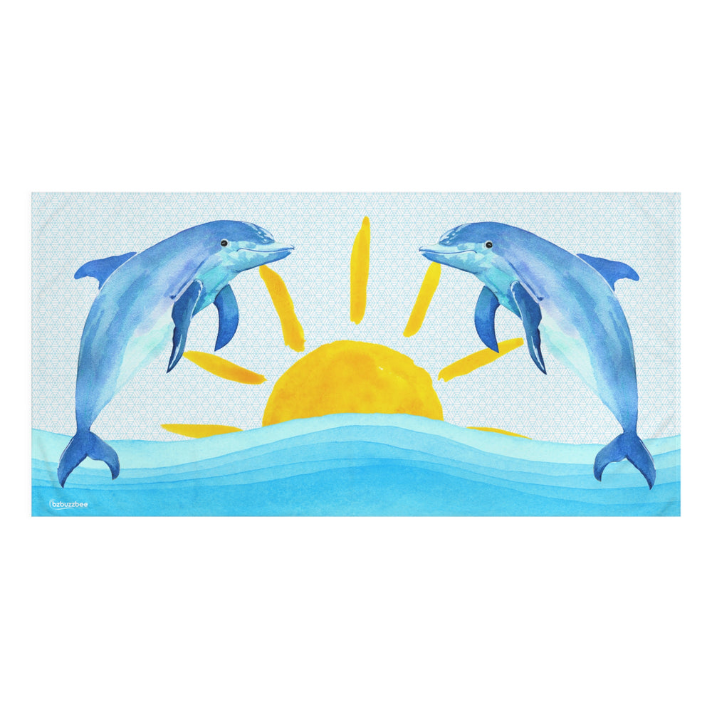 Dolphins & Sun Towel - bzbuzzbee