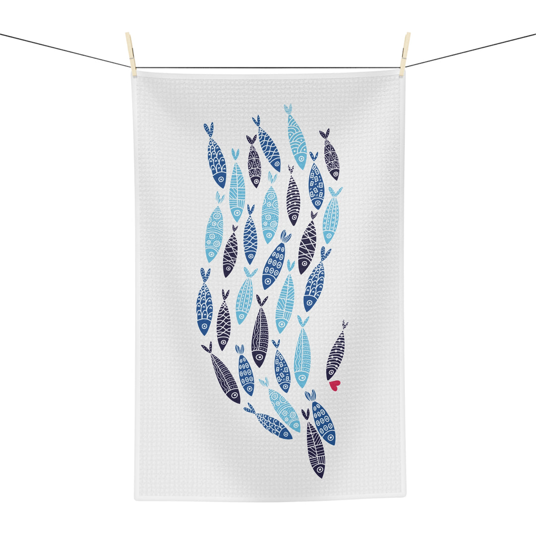 School of Fish Tea Towel - bzbuzzbee