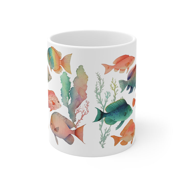 Watercolor Fish Mug - bzbuzzbee
