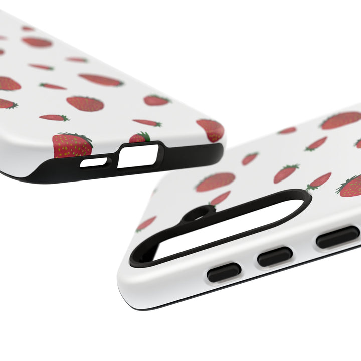 Strawberry Phone Case - Tough Cases, Cute Phone Cover, Berry Aesthetic, Gifts for Fruit Lovers, Summer Accessories - bzbuzzbee
