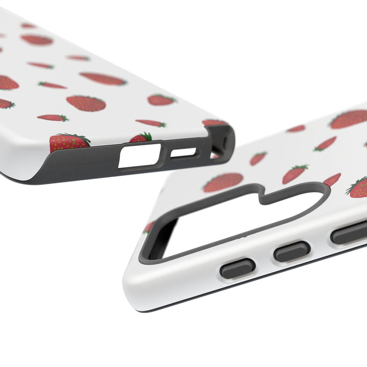 Strawberry Phone Case - Tough Cases, Cute Phone Cover, Berry Aesthetic, Gifts for Fruit Lovers, Summer Accessories - bzbuzzbee