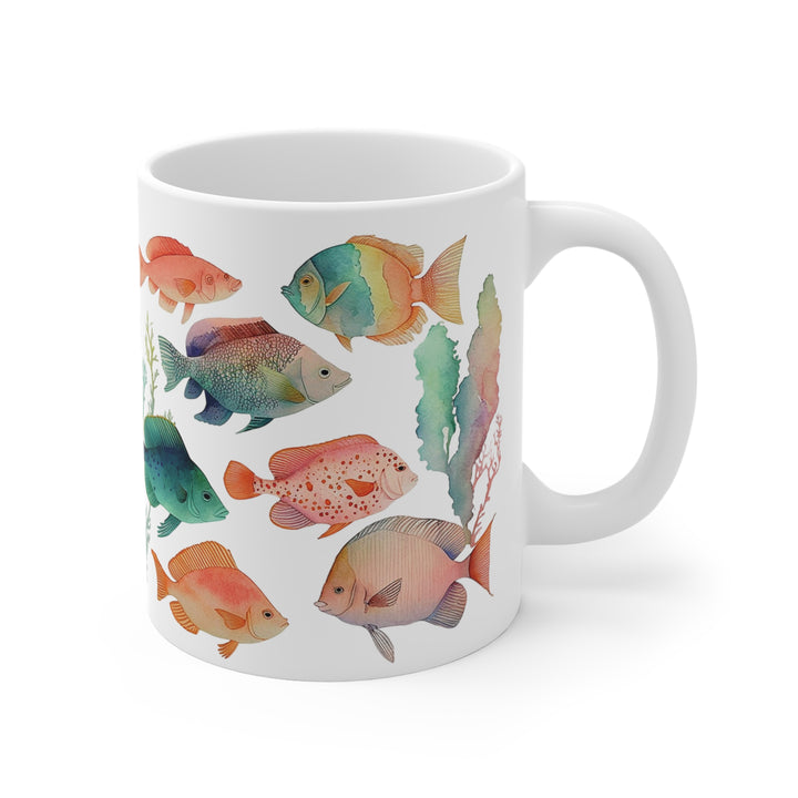 Watercolor Fish Mug - bzbuzzbee