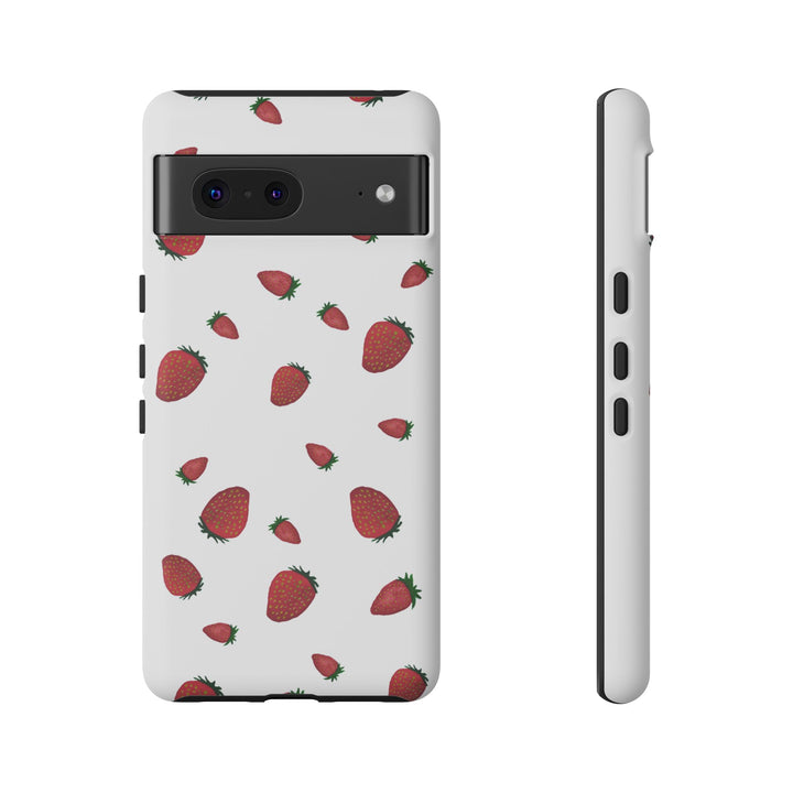 Strawberry Phone Case - Tough Cases, Cute Phone Cover, Berry Aesthetic, Gifts for Fruit Lovers, Summer Accessories - bzbuzzbee