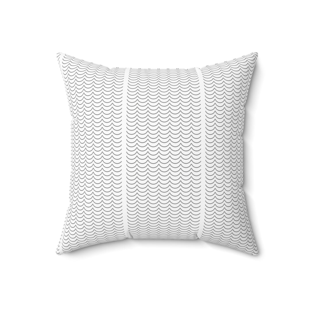 Coastal Seagull Faux Suede Pillow - bzbuzzbee
