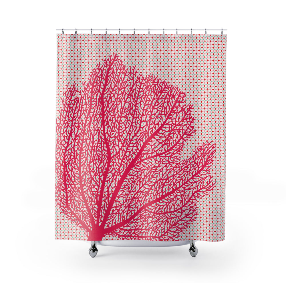Magenta Coral  Shower Curtains - bzbuzzbee