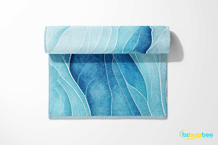 Ocean Waves Beach Towel - bzbuzzbee