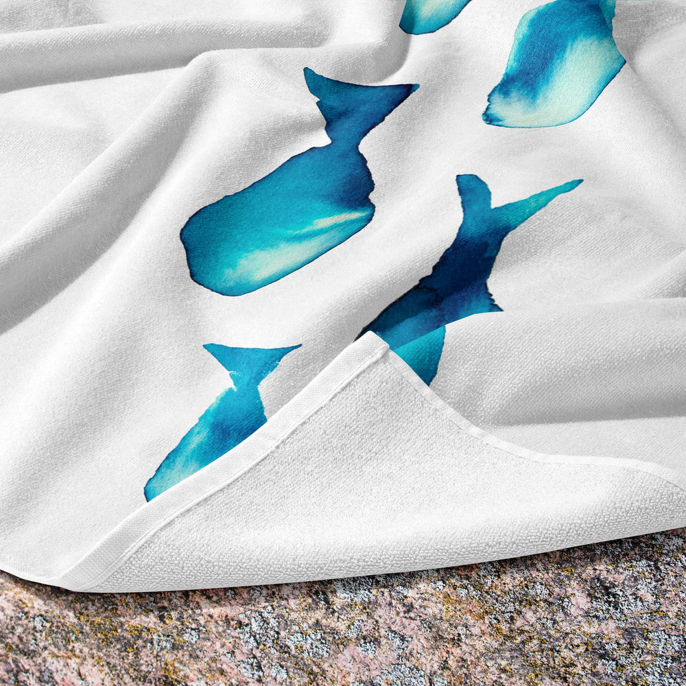 Fish Wave Beach Towel - bzbuzzbee