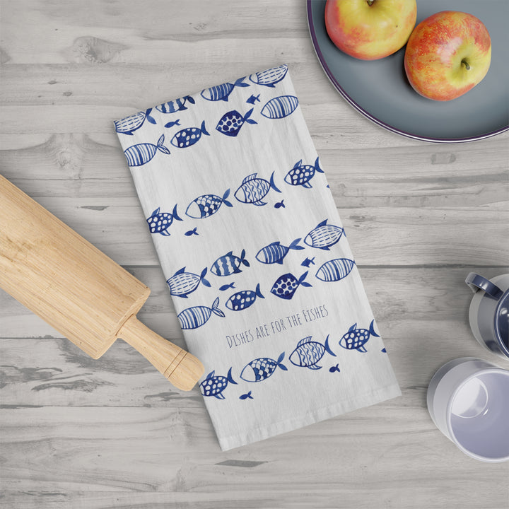 Watercolor Fish Tea Towel - bzbuzzbee