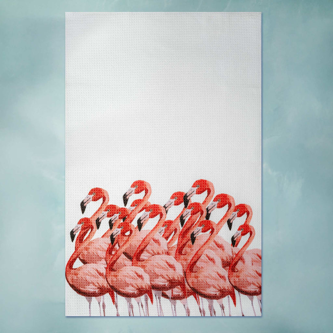 Flamingo Microfiber Tea Towel - bzbuzzbee