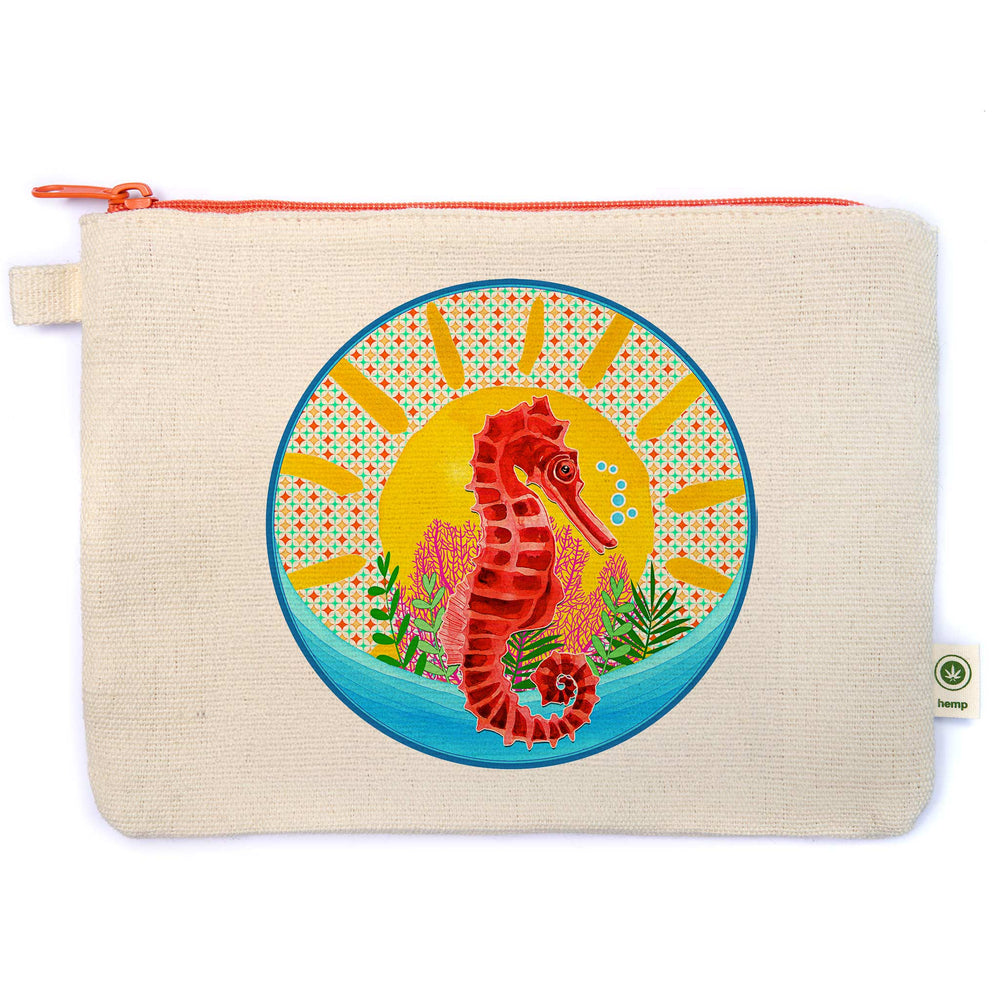 Seahorse Carry All Pouch - bzbuzzbee