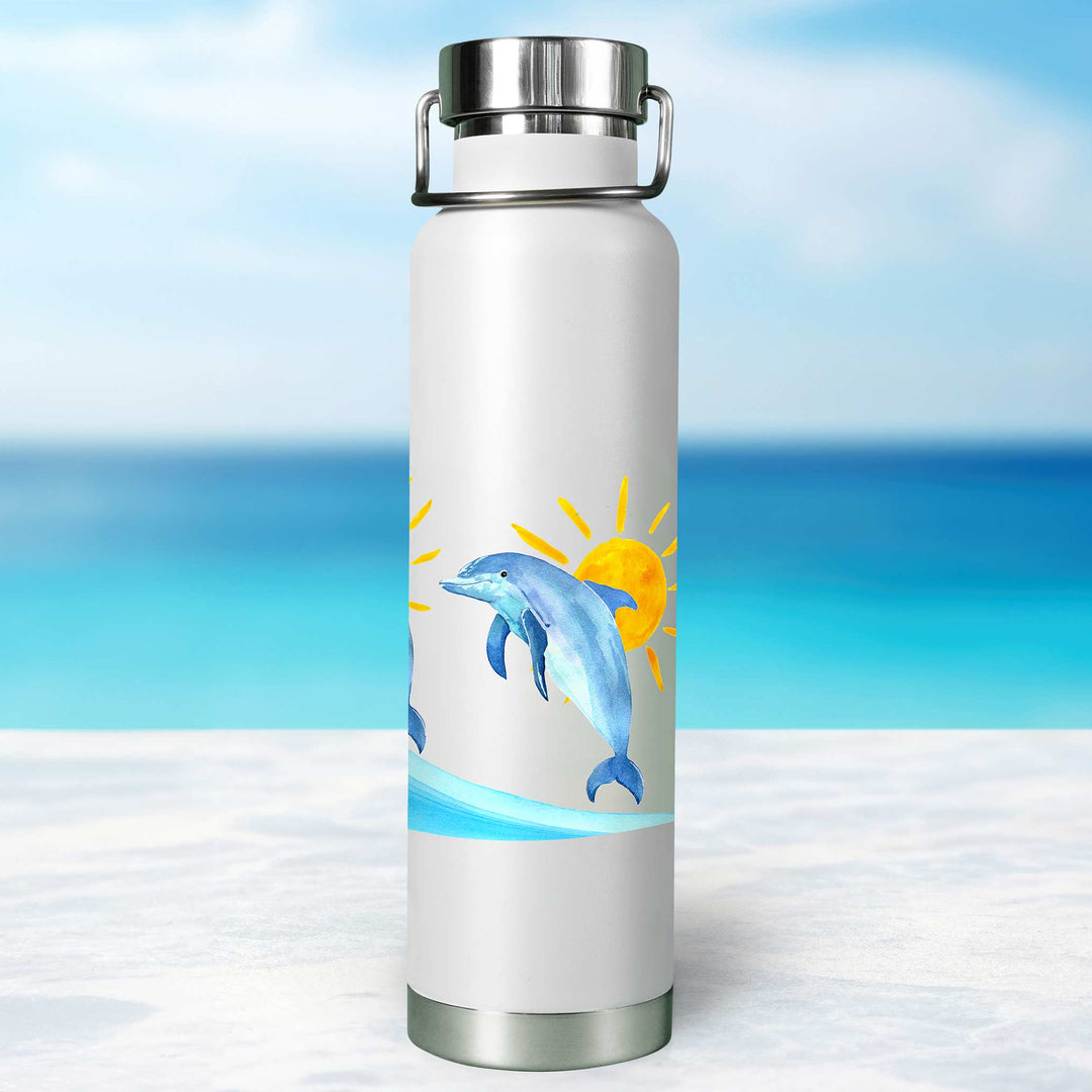 Dolphin and Sun Tumbler - bzbuzzbee