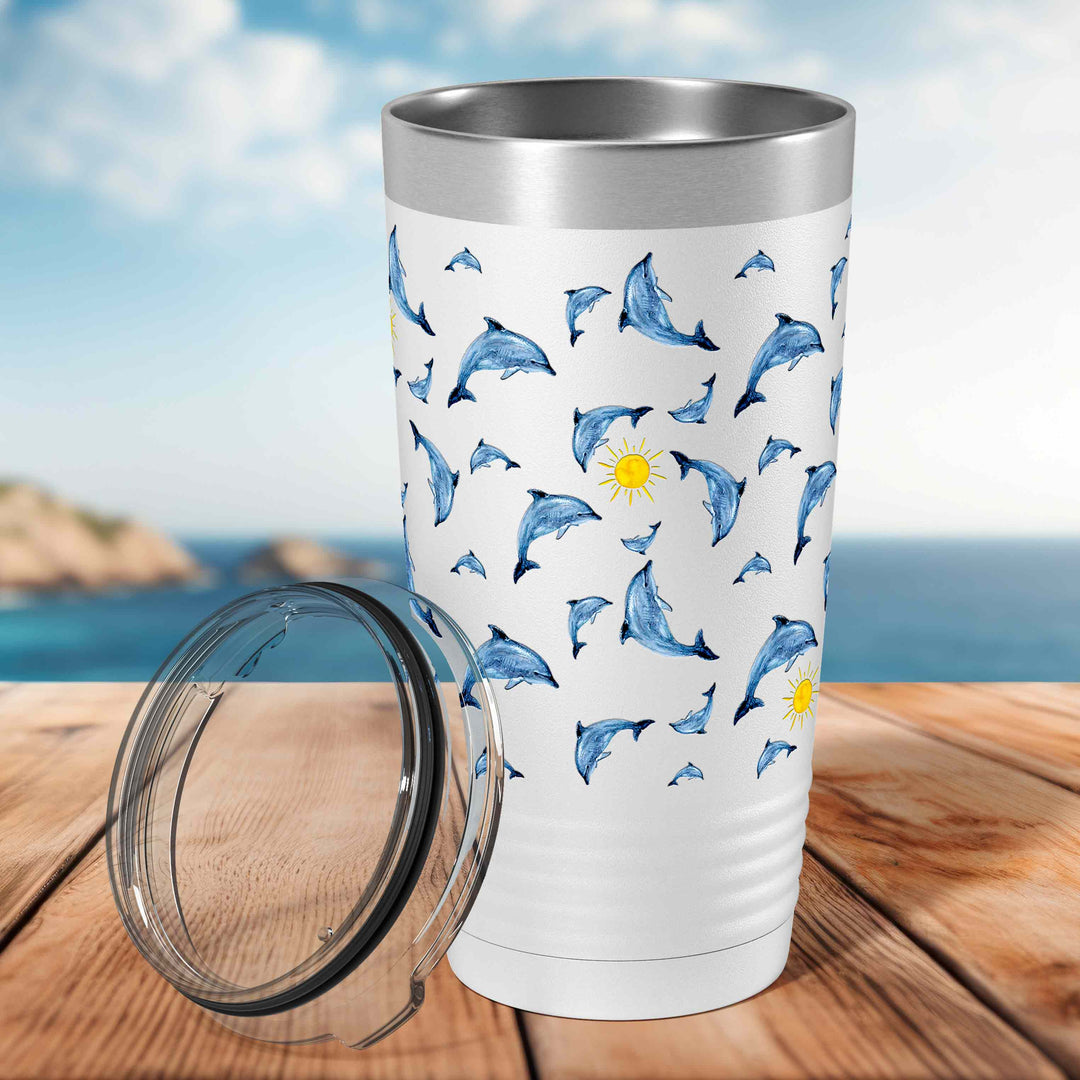 Dolphin Ringneck Tumbler - bzbuzzbee