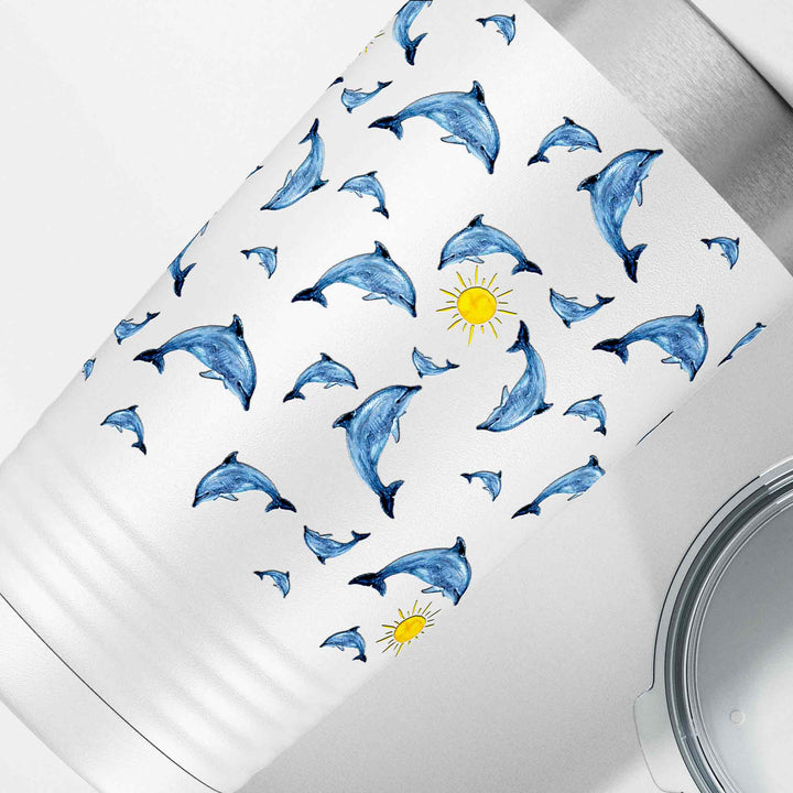 Dolphin Ringneck Tumbler - bzbuzzbee
