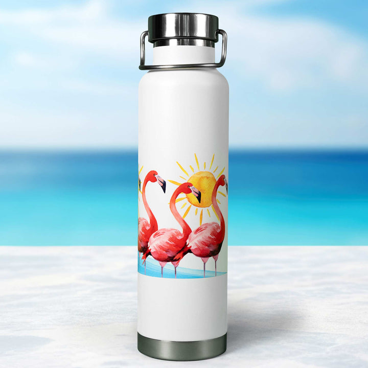 Flamingo Flock Insulated Water Bottle - bzbuzzbee