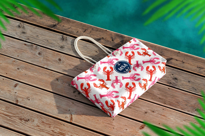 Lobster Print Tote Bag - bzbuzzbee