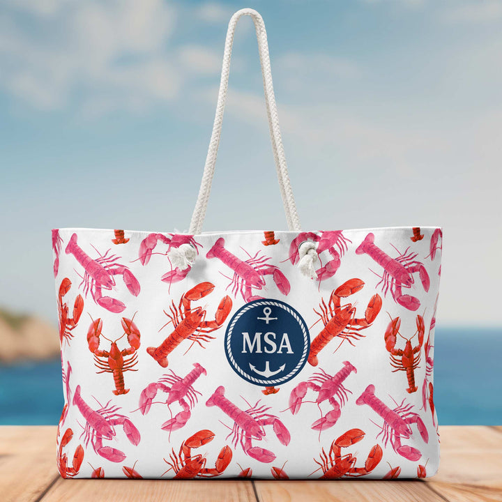 Lobster Print Tote Bag - bzbuzzbee