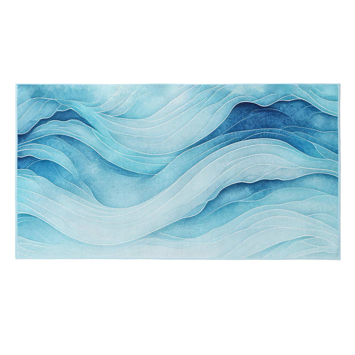Ocean Waves Beach Towel - bzbuzzbee