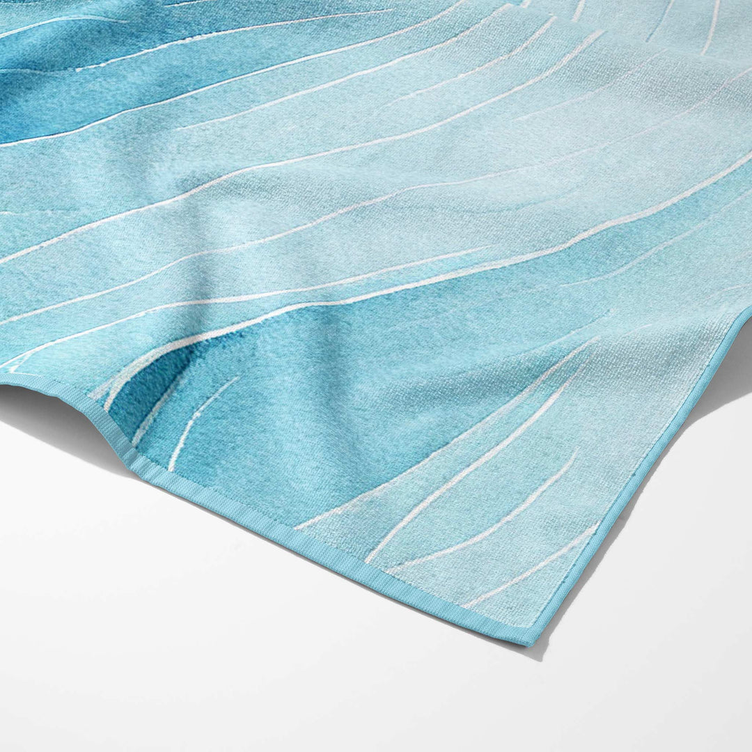 Ocean Waves Beach Towel - bzbuzzbee