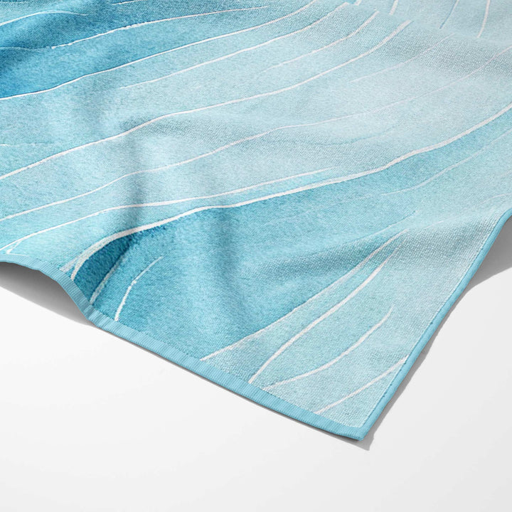 Ocean Waves Beach Towel - bzbuzzbee